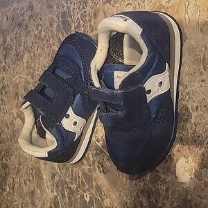 Saucony Kids Sneakers - Navy and White